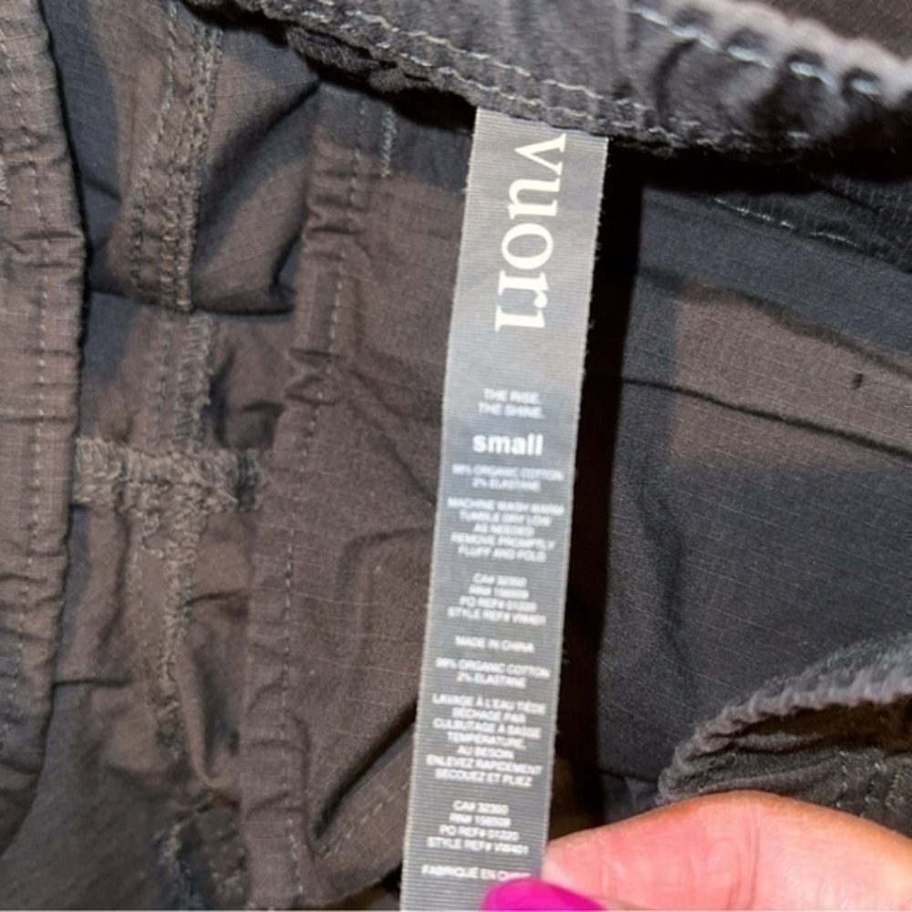 Vuori Ripstop‎ Grey Charcoal Camo Drawstring Pants - Picture 5 of 9